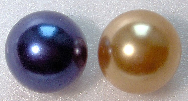 12mm Glass One Hole Half Drilled Imitation Round Pearl – MrStones