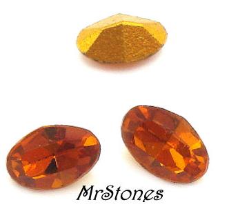 4.5x3mm (4100) Madeira Topaz Oval Shape