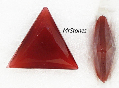 14mm (TRI) Cornelian Shallow Cut Triangle