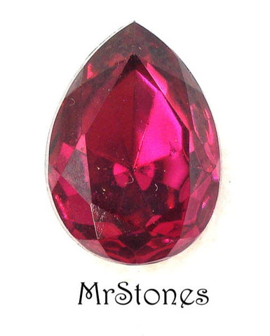 15x11mm (4320/2) TTC Ruby Pendeloque Pear Shape