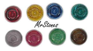 7mm (1684) Round Cabochon High Dome 2.5-3mm Top Cup Hole 1pc/$0.75 - 5pcs/$1.50