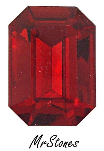 18x13mm (4600) Light Siam Red Cushion Octagon Swarovski