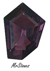 18.6x13.5mm (4742) Amethyst Left Slant Gammatic Shape