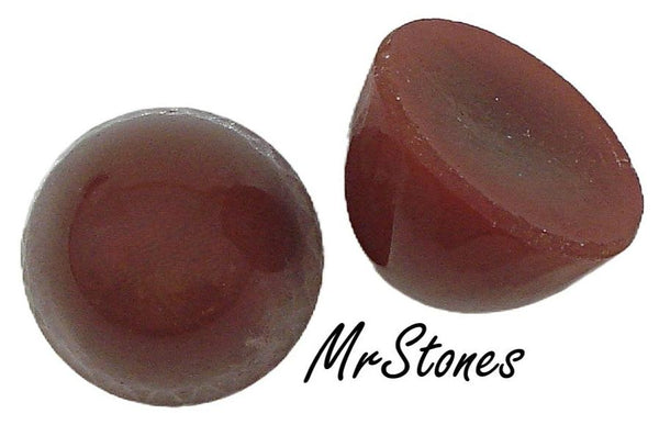 20mm (1684) Cornelian High Dome (13mm) Ht. Round Cabochon Glass