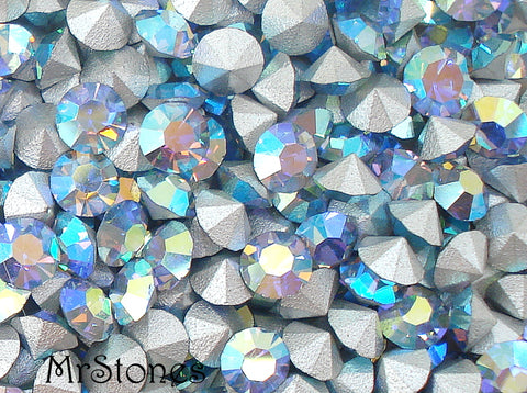 4.85mm (1100) (21ss) Light Sapphire AB Round Chaton