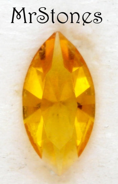 12x6mm (4200) Topaz Un-foiled Marquise Navette