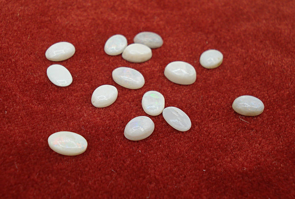 6x4mm (S21) Natural Opal Oval Cabochon Assortment 10pk/$9.95