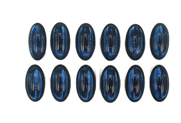 30x16mm (2195) Montana Sapphire Blue Oval Cabochon