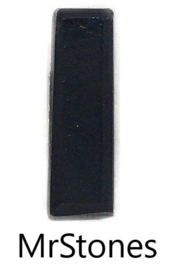 10x3mm (4500/2) TTC Jet Black Un-foiled Baguette 4/$1.00