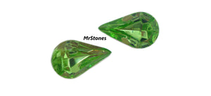 13x7.8mm (4300/2) TTC Peridot Green Pear Shape