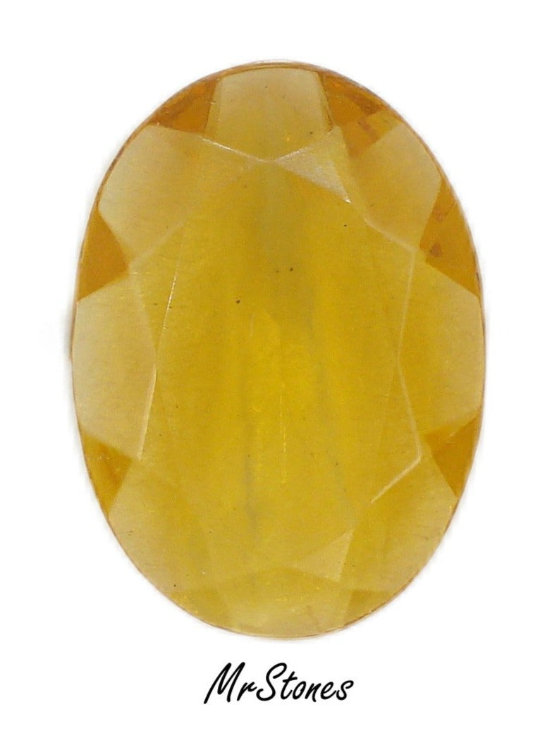 25x18mm (4130/2) TTC Topaz Yellow Oval Shape