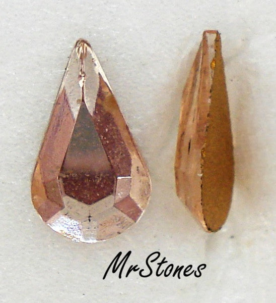 10x6mm (2300/2) Rosaline Pear Shape Teardrop Flat Back 1pc /$0.75 or 4pc/$1.00