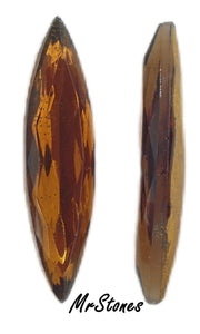 24x6mm (4200/2) TTC Smoked Topaz Marquise Navette