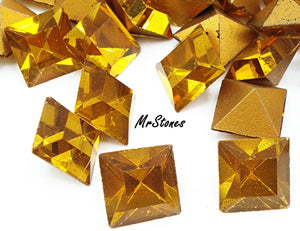 7.5mm (4400) Topaz Square Shape