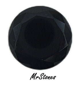 18mm (1200/2) (75ss) Jet Black Unfoiled Round Dentelle