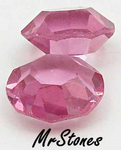 6.1mm (1110) (29ss) Rose Pink Channel Cut Swarovski Round No Foil