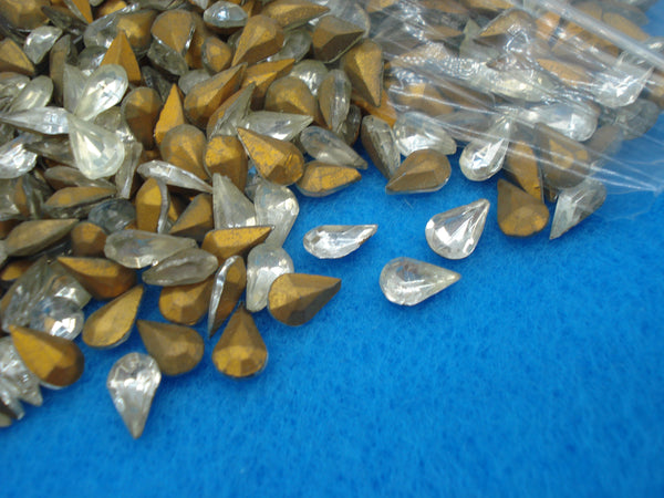 8x4.8mm (4300/2) TTC Crystal Pear Shape Teardrop 10pcs/$1.00