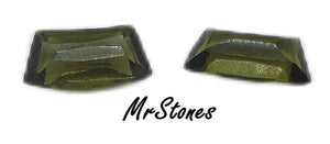 5x3mm (4535) Curved Olivine Un-foiled Baguette 1pc/$0.35 or 4pc/$1.00