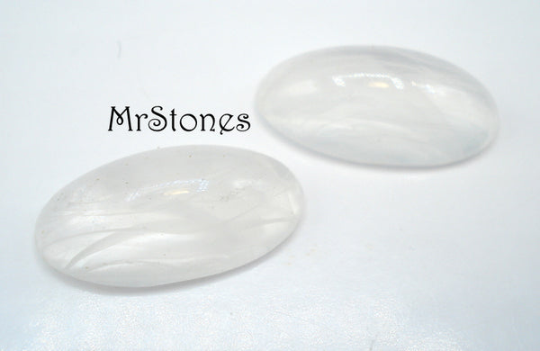 18x9mm (1685) Flawed Crystal Oval Cabochon