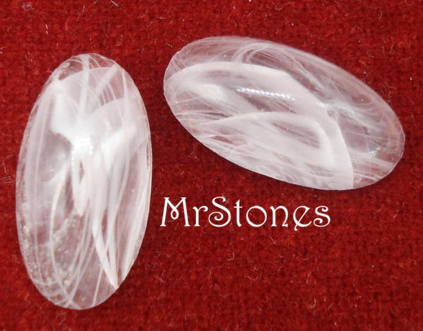 18x9mm (1685) Flawed Crystal Oval Cabochon