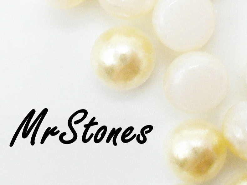 2.5mm (14IHPR) Imitation Creme Pearl Round Glass Cabochon