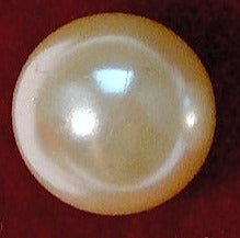 6.5mm Round Undrilled Imitation Creme Pearls