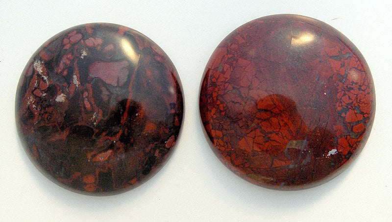 30mm Natural Jasper Round Cabochons