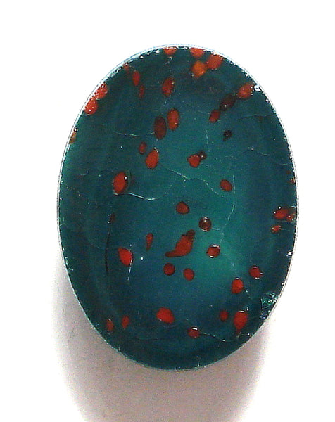 18x13mm (1685) Bloodstone Oval Cabochon