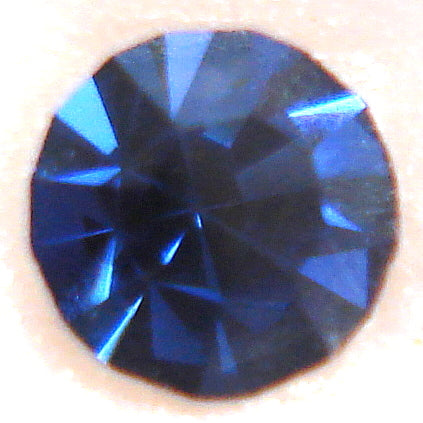 3.7-3.8mm (1100) 30PP DARK SAPPHIRE COLOR ROUND RS