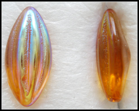 15X7MM (3146) TOPAZ AB RIBBED MARQUISE BTD