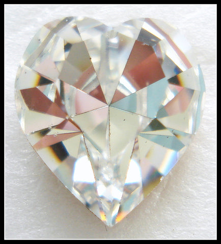 15.4X14MM (4800) FOILED CRYSTAL HEARTS