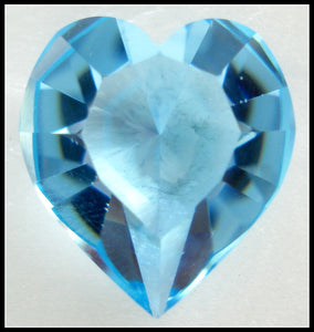 18.7X17MM (4800) AQUA UNFOILED HEARTS