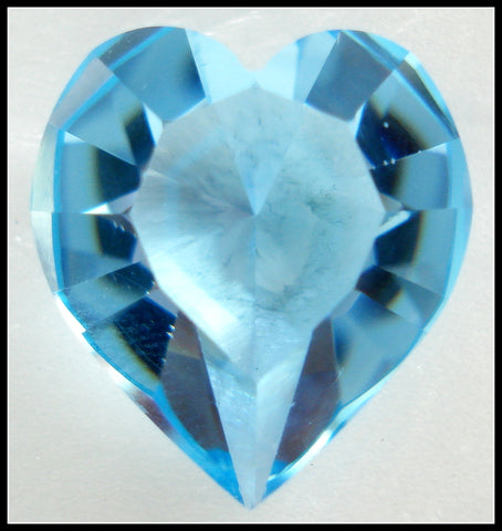 18.7X17MM (4800) AQUA UNFOILED HEARTS