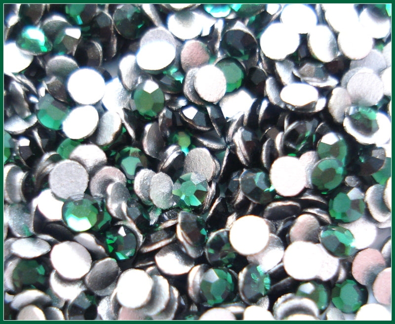 1.7-1.8MM (2000) 5SS GREEN TOURMALINE FLAT BACKS