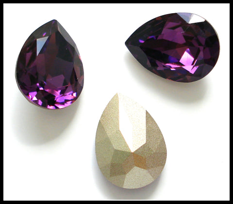 18X13MM (4320) AMETHYST PENDALOQUES SF