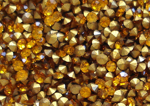 1.9MM (1100) 13PP ROUND TOPAZ COLOR