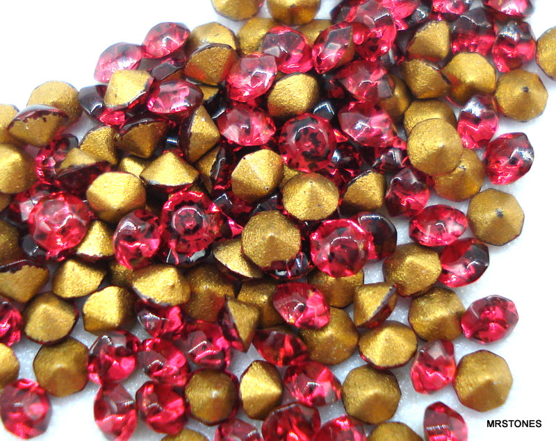 2mm (1100) (14pp) Ruby Demi-Fin Round