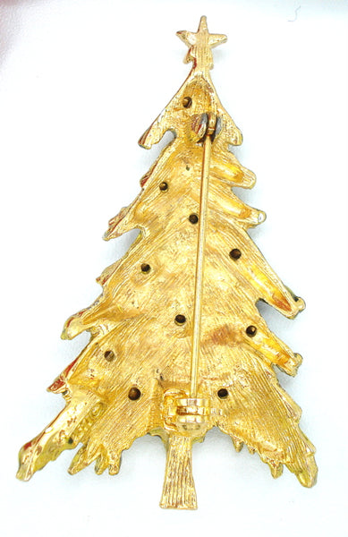 ART Christmas Tree Brooch