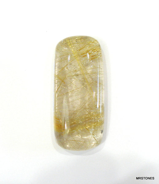 40X17MM RUTILATED QUARTZ CABOCHON