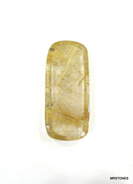 40X17MM RUTILATED QUARTZ CABOCHON