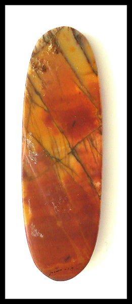 55x20mm Natural Jasper Elongated Oval Cabochon