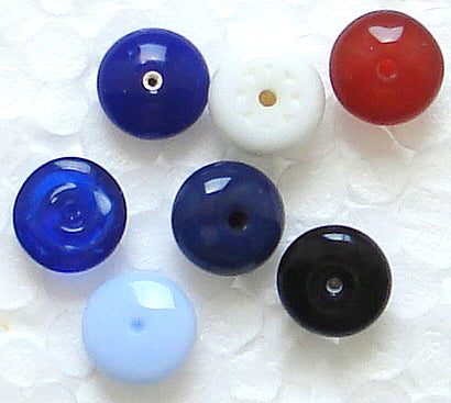 10mm (2175) Glass Button Tops Cabochons