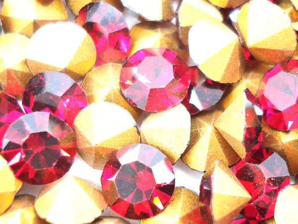 5.0mm (1100) (22ss) Ruby Round Chaton