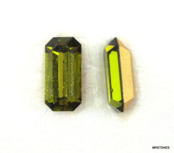 10x5mm (4600) Olivine Cushion Octagon