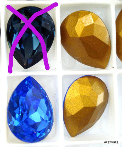 15x11mm (4320) Pear Pendeloque Shape Sapphire