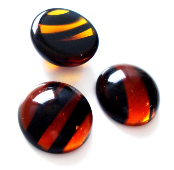 18mm (1684) Tortoise Round Cabochon