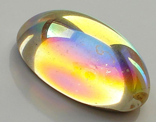 14x10mm (1685) Glass Crystal AB Oval Cabochon