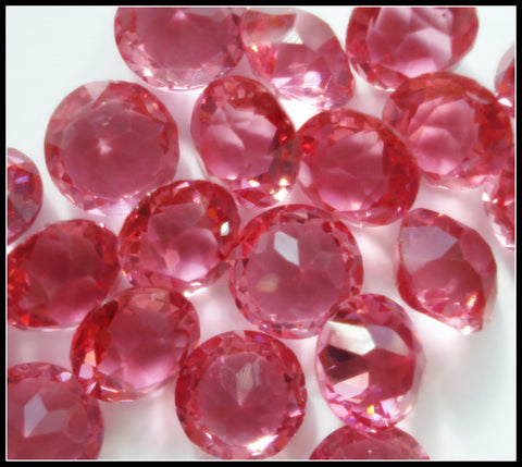 6.3-6.5mm (1300) (31SS) Ruby Unfoiled Round Dentelles