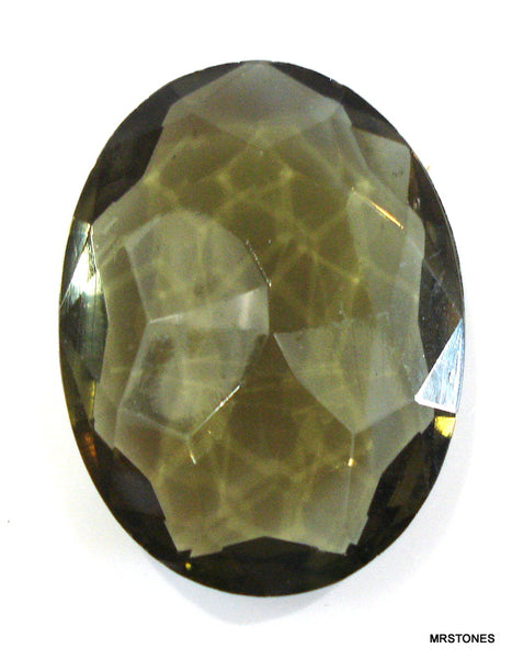 40x30mm (4130/2) TTC Black Diamond Unfoiled Oval Shape