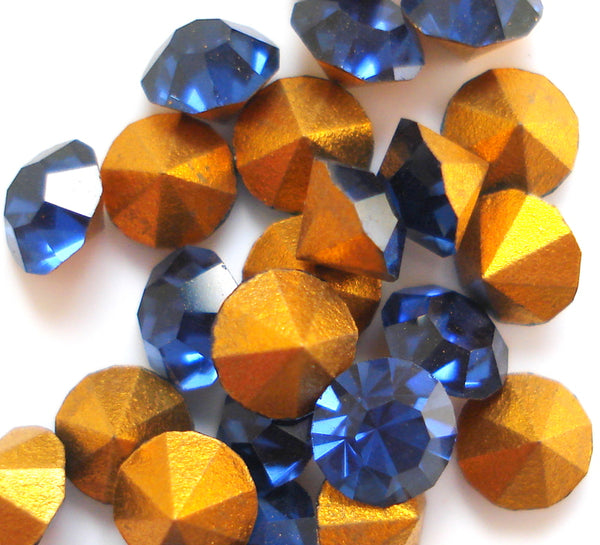 3.7-3.8mm (1100) (30PP) Dark Sapphire Rounds